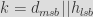 k = d_{msb} || h_{lsb}
