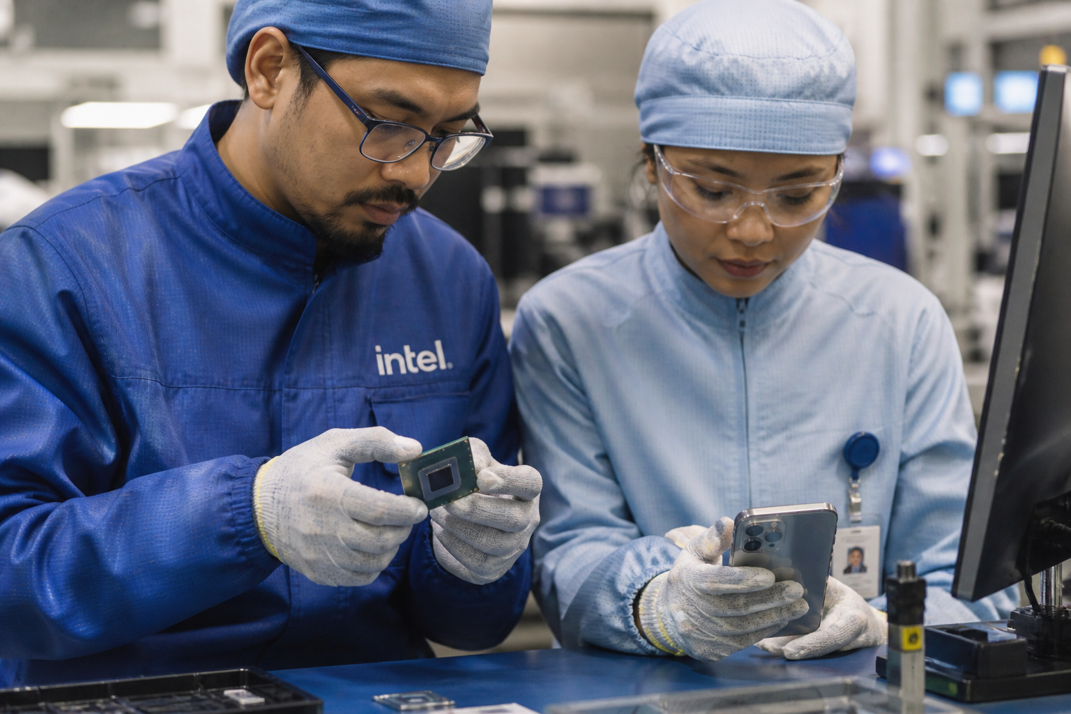 Intel stock jumps 15% as Apple foundry talks spark chip demand hopes
