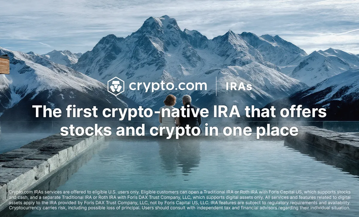 Crypto.com Launches Crypto IRA With Stock Access