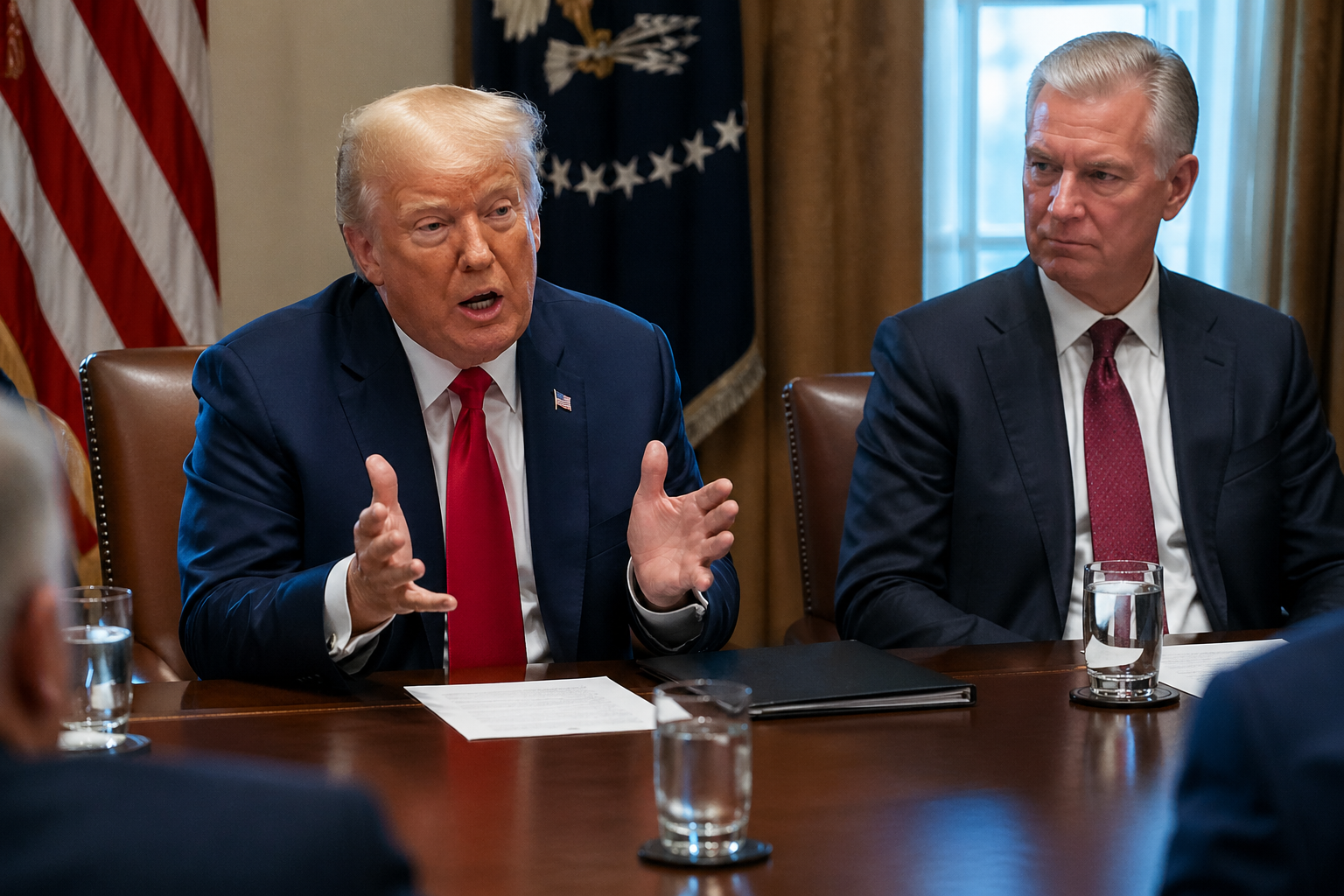 Trump holds meeting with Chevron, energy leaders to discuss oil supply